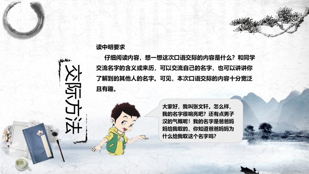 部编版三年级语文上册第四单元 口语交际:名字里的故事 教学课件PPT下载9