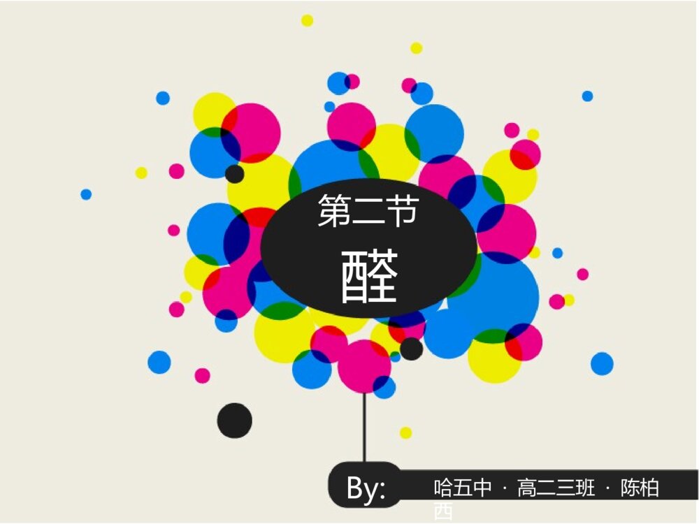 高二化学《第二节 醛》优秀PPT下载