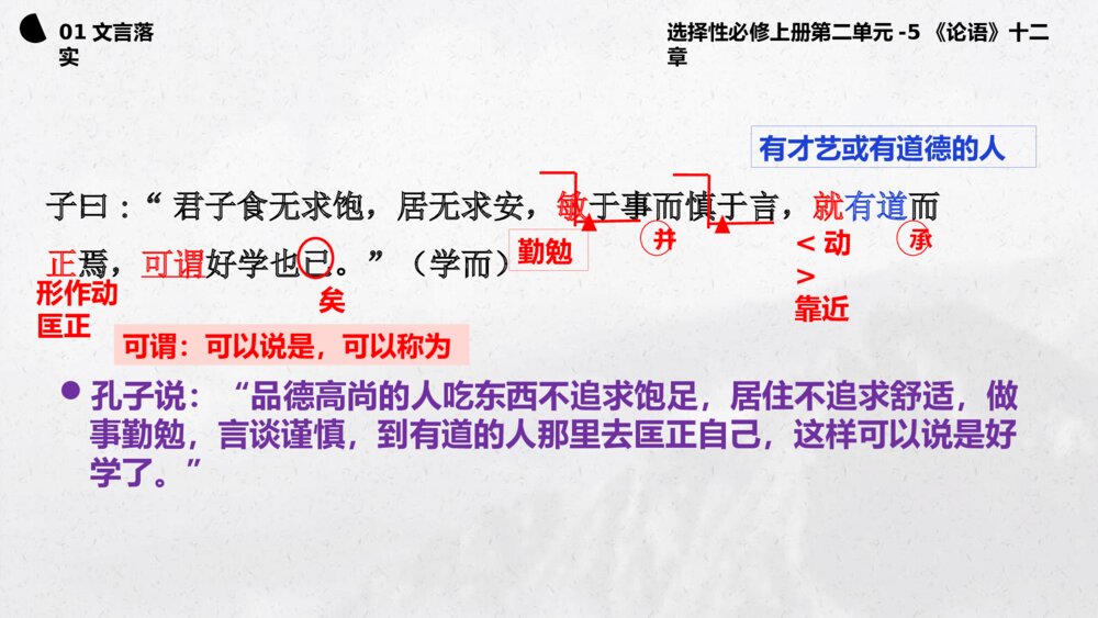 《论语》十二章统编版高中语文选择性必修上册PPT课件下载9