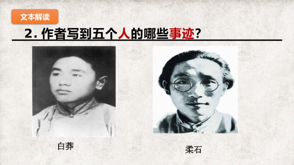《为了忘却的记念》高中语文选择性必修中册PPT课件9