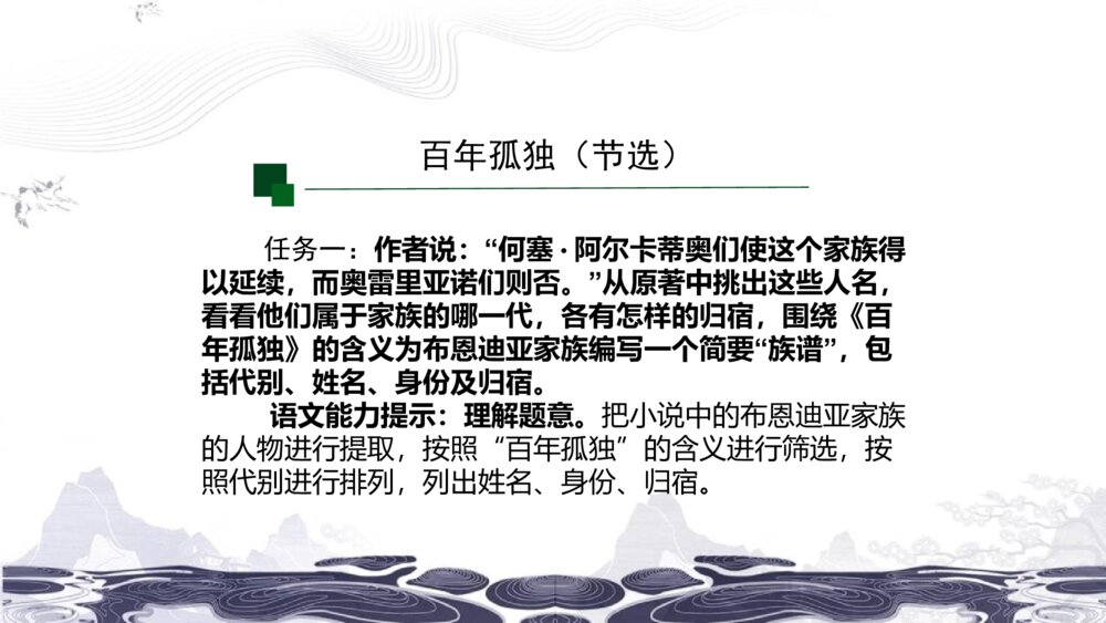 《百年孤独》统编版(2019)高中语文选择性必修上册PPT课件(第2课时)2