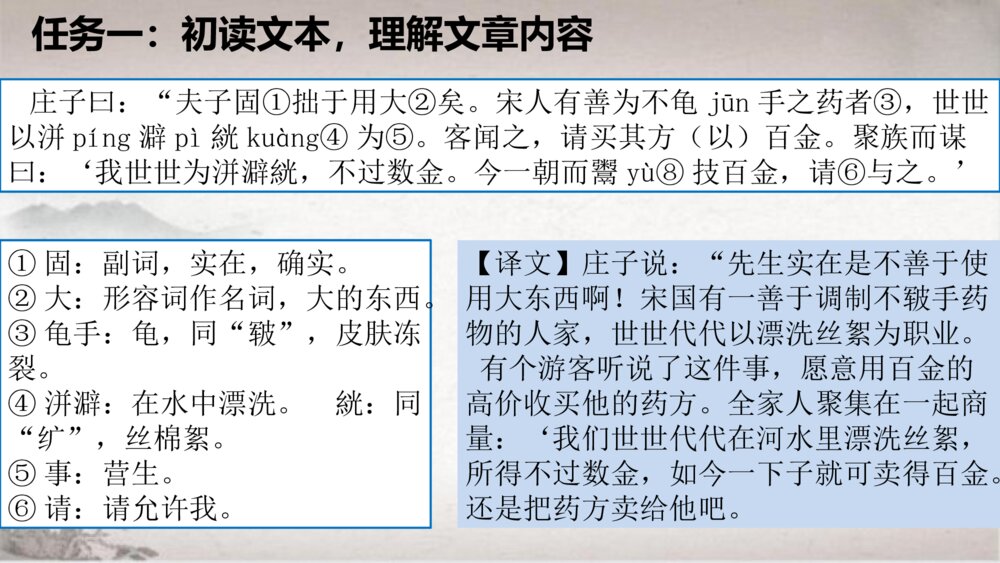 高中语文统编版选择性必修上册 《五石之瓠》PPT课件10