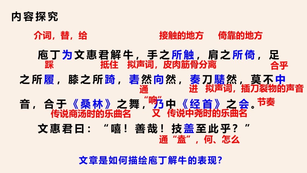 《庖丁解牛》统编版高中语文必修二PPT课件10