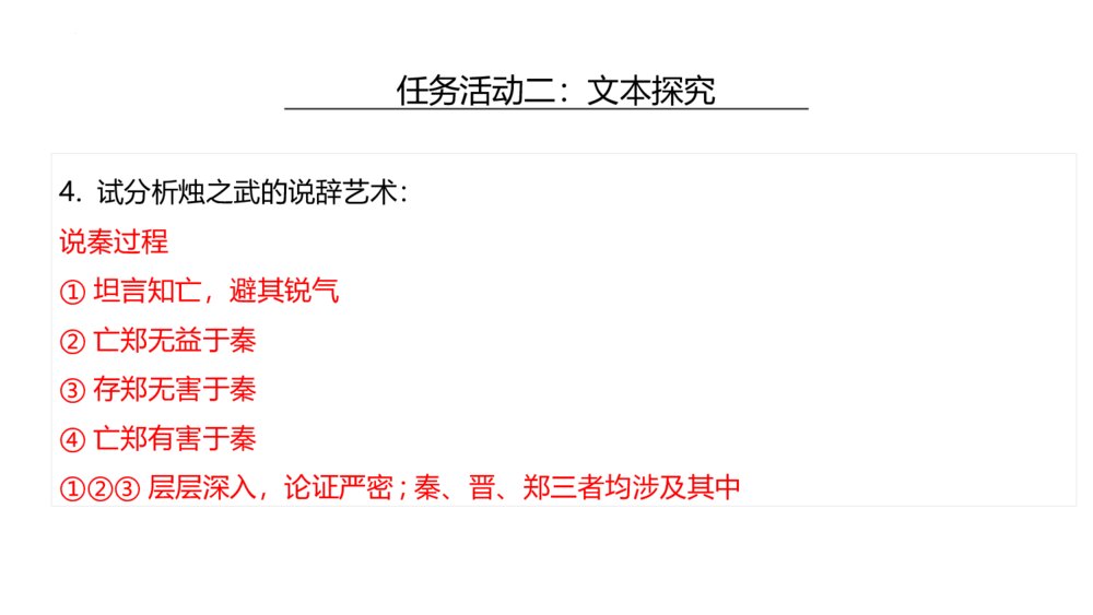 《烛之武退秦师》统编版高中语文必修二PPT课件(第2课时)8