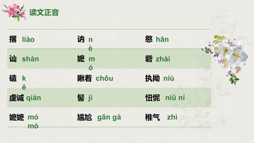 《百合花》高中语文统编版必修一PPT课件下载9