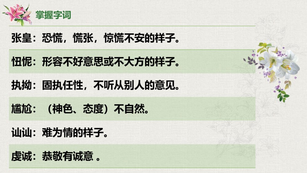 《百合花》高中语文统编版必修一PPT课件下载10