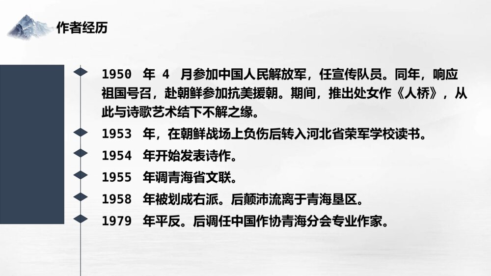 高中语文统编版必修一《峨日朵雪峰之侧》PPT教学课件下载5