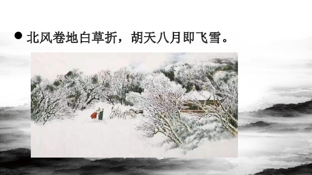 《白雪歌送武判官归京》九年级部编版语文下册PPT教学课件7