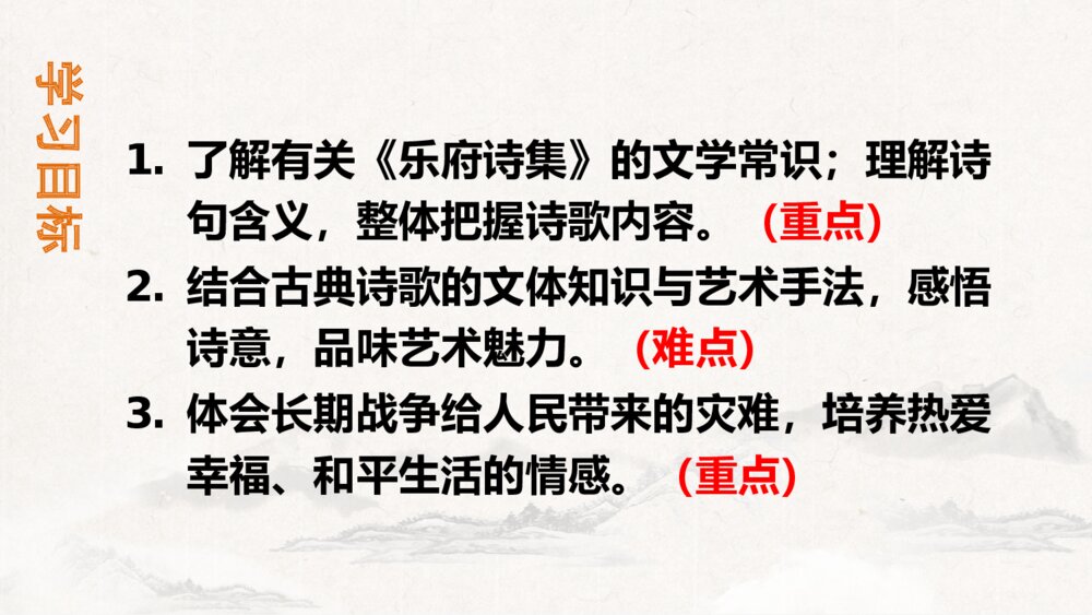 九年级语文下册《十五从军征》PPT课件下载2