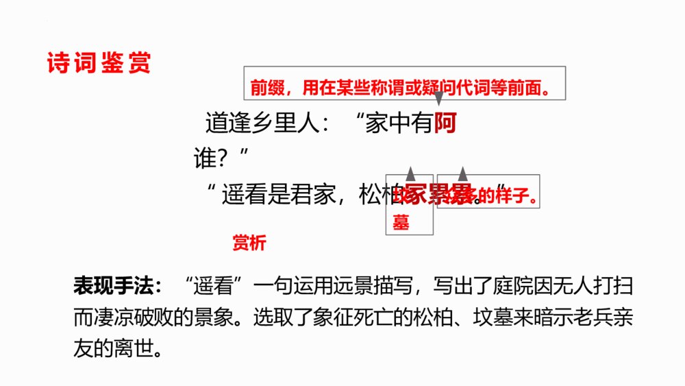 九年级部编版语文下册《十五从军征》PPT课件下载6