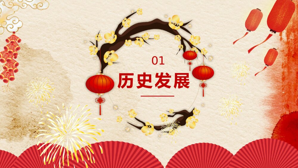 传统春节习俗介绍PPT课件下载3