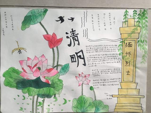 二年级清明节手抄报 二年级清明节手抄报大全 