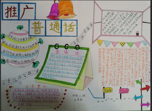 语言文字报规范手抄报 语言文字手抄报