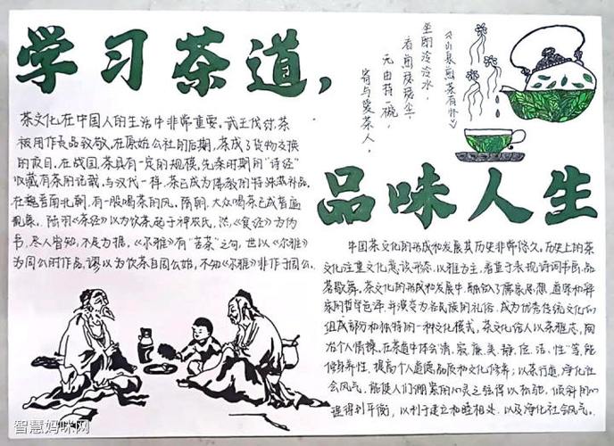 描写茶文化的手抄报 茶文化手抄报