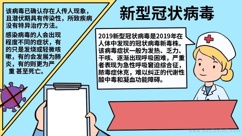 抗敌新型冠状病毒手抄报 手抄报图片大全集