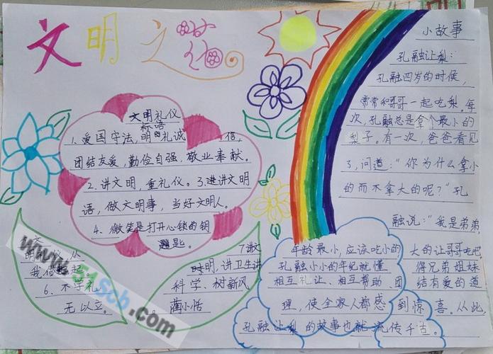 最新小学生文明手抄报 小学生文明手抄报