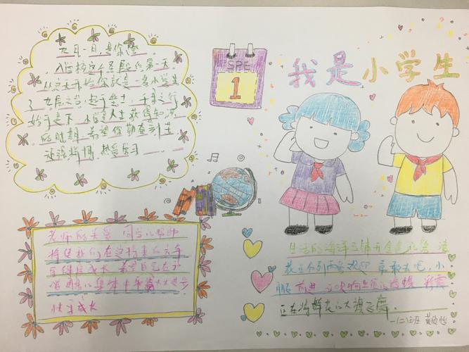 我是小学生主题画手抄报 小学生手抄报