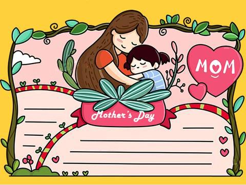 my mother days手抄报 手抄报模板大全