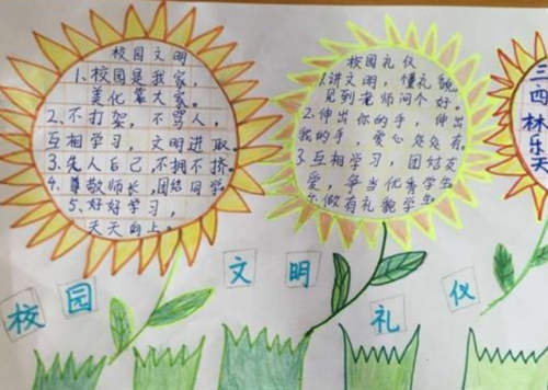 最新小学生文明手抄报 小学生文明手抄报