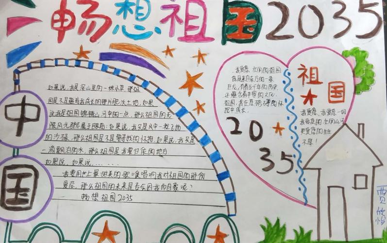 2035祖国的未来手抄报 祖国的手抄报