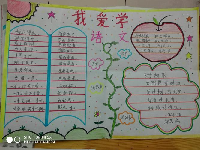 关于学语文方面的手抄报 小学语文手抄报