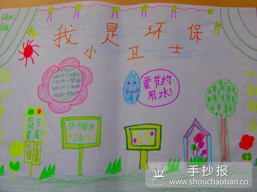 简单学生环保手抄报 小学生环保手抄报