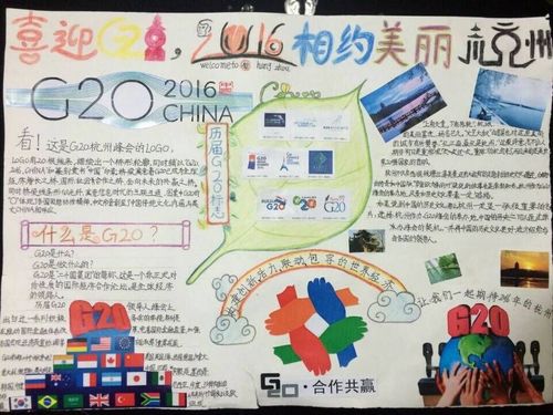 g20峰会2023手抄报 G20峰会手抄报