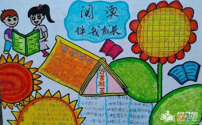 最新小学生读书手抄报 小学生读书手抄报