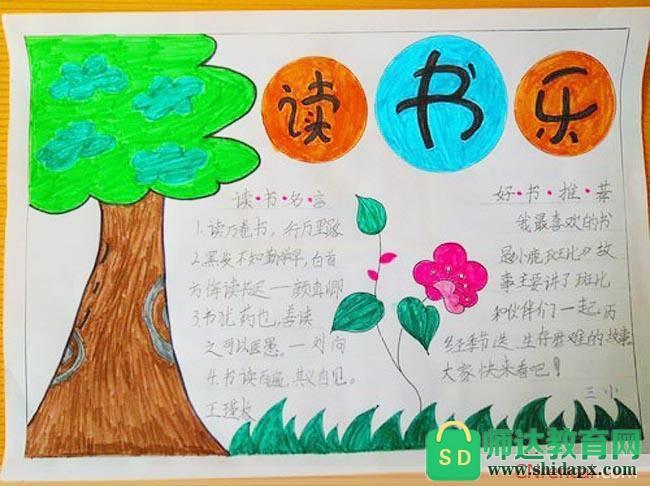 最新小学生读书手抄报 小学生读书手抄报