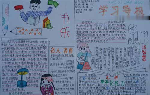 适合小学生的读书手抄报 小学生的手抄报