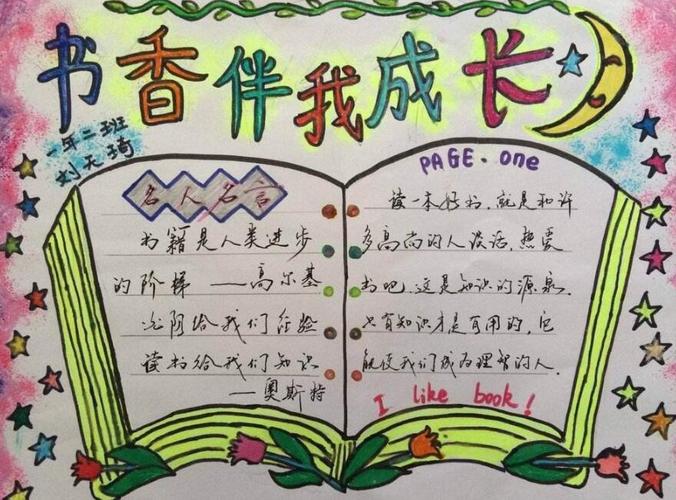 小学生语文阅读手抄报 小学生语文手抄报