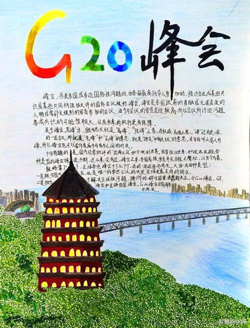 g20峰会2023手抄报 G20峰会手抄报