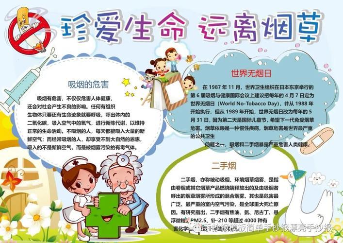 吸烟有害健康一等奖手抄报 一等奖手抄报