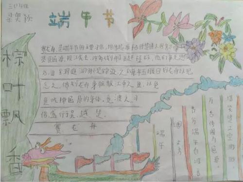 端午节小学三年级手抄报 小学三年级手抄报