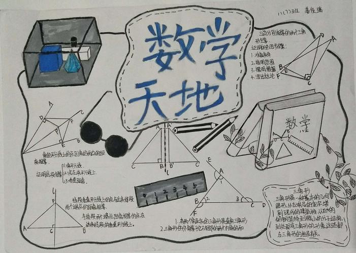 初中数学方面的手抄报 初中数学手抄报