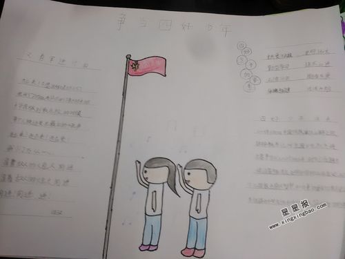 争做四好小学生手抄报 四好少年手抄报