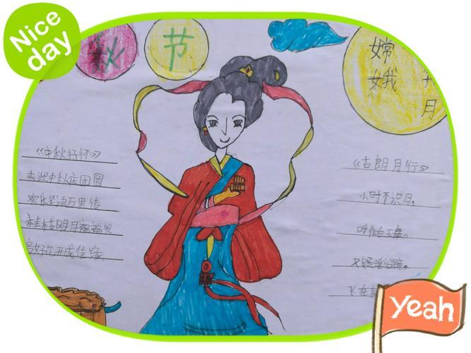 关于小学四年级中秋节手抄报 小学四年级手抄报