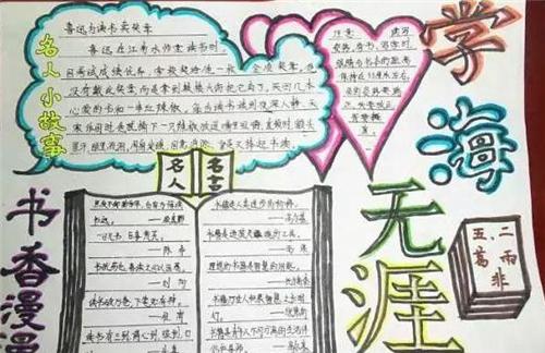 小学生语文阅读手抄报 小学生语文手抄报