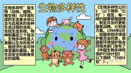 保护生物多样性共建生命共同体手抄报 生物手抄报