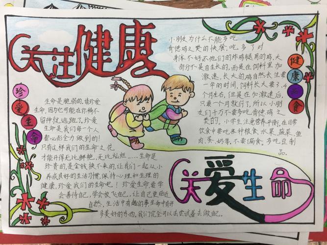 小学生健康教育知识手抄报 健康教育手抄报