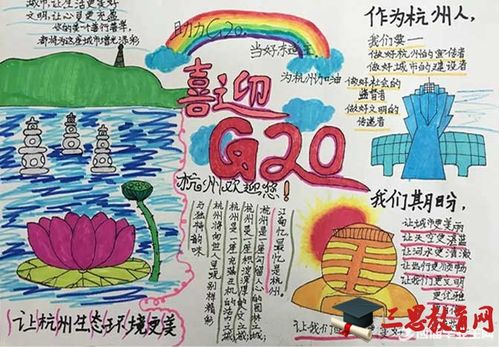 关于g20的手抄报 G20峰会手抄报