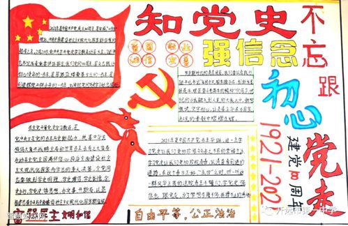 党史绘画简单又漂亮手抄报 简单漂亮的手抄报