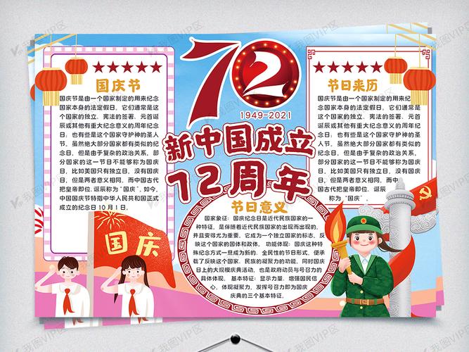 新中国成立72周年主题手抄报 祖国成就手抄报