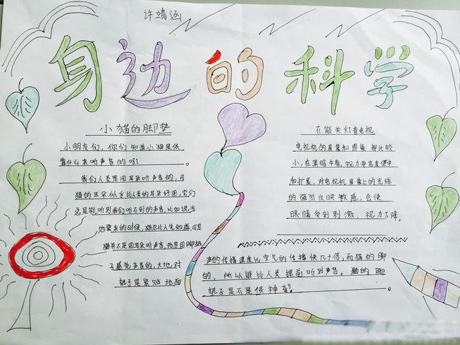 学生简单科学手抄报 小学生简单手抄报