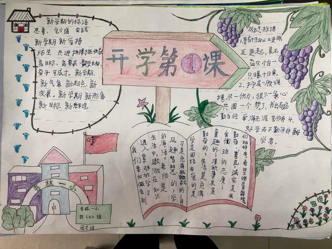 开学第一课小学手抄报 开学第一课手抄报