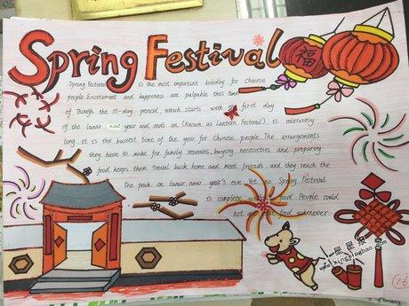 spring festival手抄报英文 springfestival手抄报英文6年级 