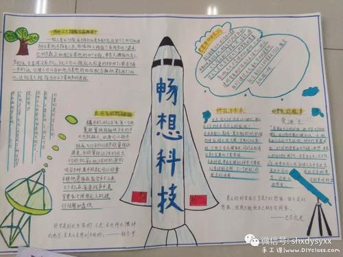 幼儿园科学幻想主题手抄报 科学幻想手抄报