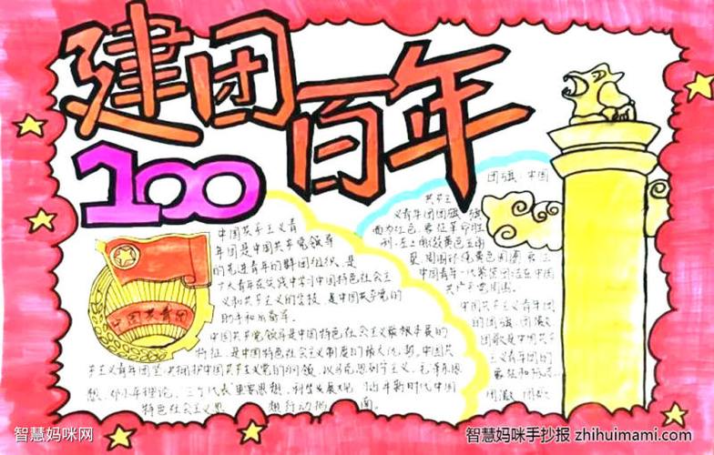 建团101周年手抄报 2023手抄报