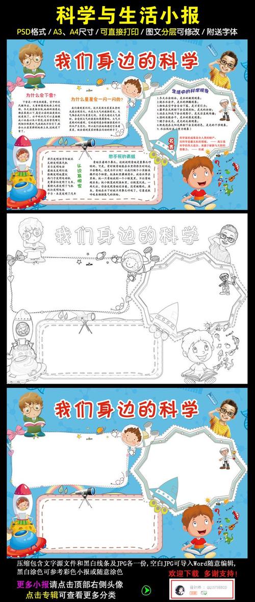 小学生四年级科技创新手抄报 四年级科技手抄报