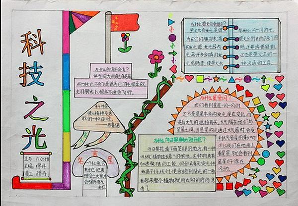 科学小报一等奖作品手抄报 一等奖手抄报